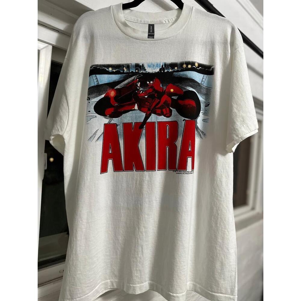 White Akira Cotton  Tee
